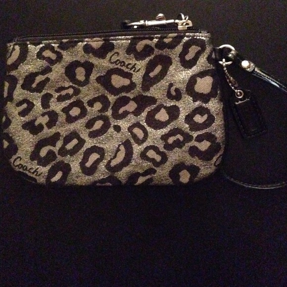 Animal print coach wristlet - Picture 2 of 2