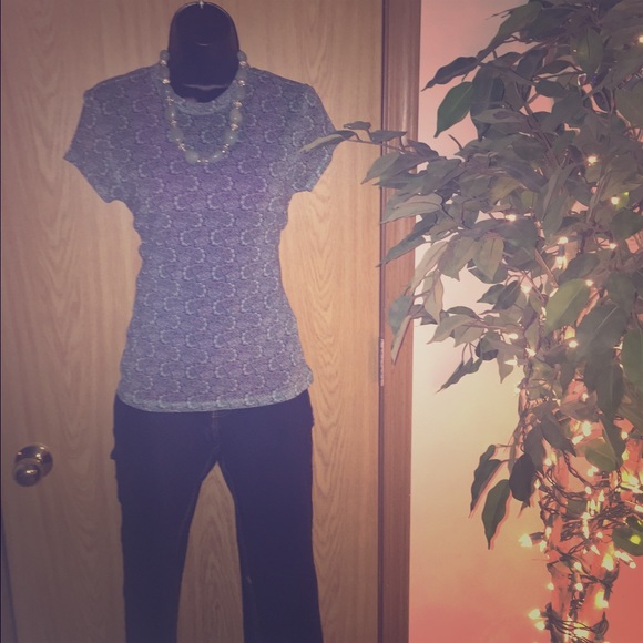 The Limited Nylon Sheer Stretch Top