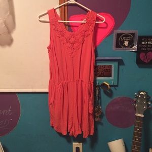 A cute pink romper from Old Navy.