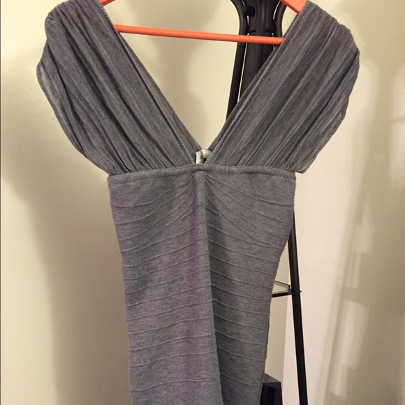 Dark gray short dress