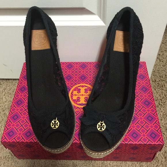 Tory Burch Wedge Espadrilles - NEW!