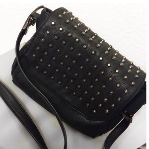 Black Studded Shoulder Bag - From Nordstrom