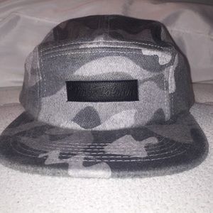 Grey camo Pink Dolphin 5 panel
