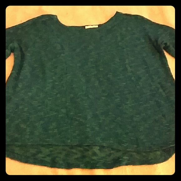 Teal & blue thin sweater