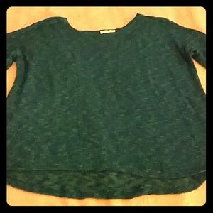 Teal & blue thin sweater