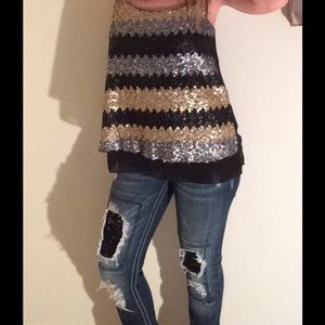 Daytrip Sequin Tank Top