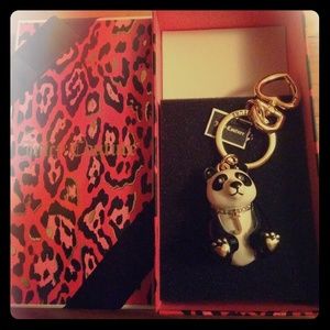 Juicy Couture Glam Panda Keychain NWT