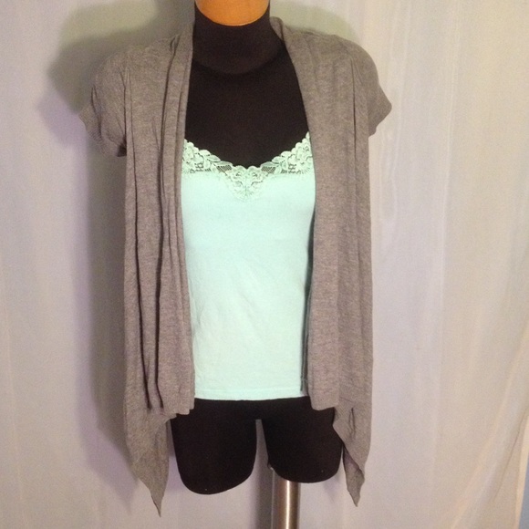 Express Sweaters - Express Grey Cardigan.