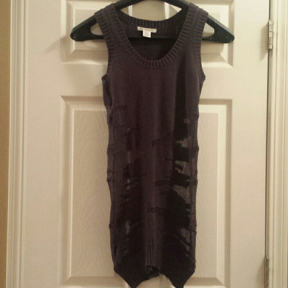 Gray sweater dress!