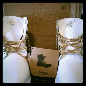 Timberland whit boots