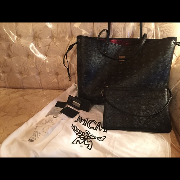 MCM Handbags - 💯 Authentic GM Reversible Galaxy MCM Shopper
