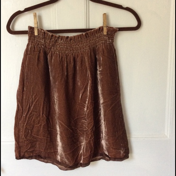 J.Crew Crushed Velvet Skirt