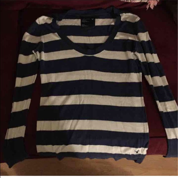 Navy/white stripped shirt - Picture 1 of 1
