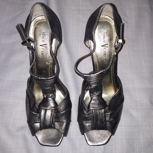 Vince Camuto metallic heels