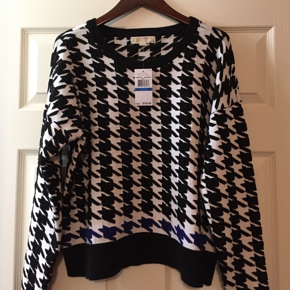 Michael Kors Sweaters - MICHAEL KORS NEW W/TAG BLACK & WHITE SWEATER