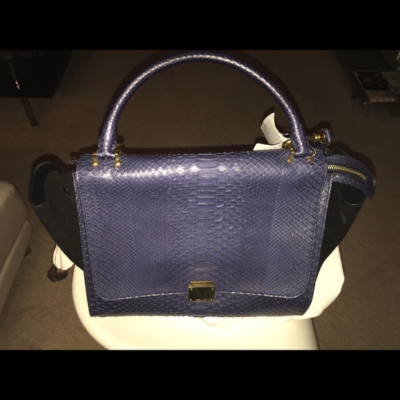 Celine trapeze Python  and suede - Picture 2 of 2