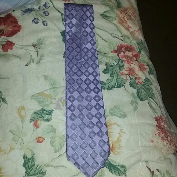 Light purple with grey tie