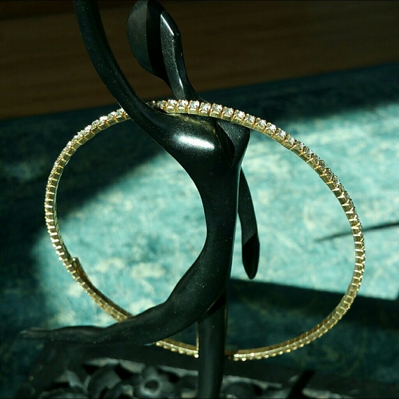 Gold Rhinestone Necklace - SOLD
