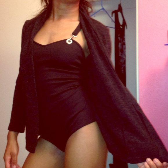 Dark Wool Cardigan - Picture 1 of 3