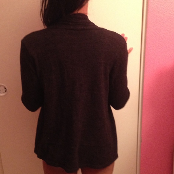 Dark Wool Cardigan - Picture 3 of 3