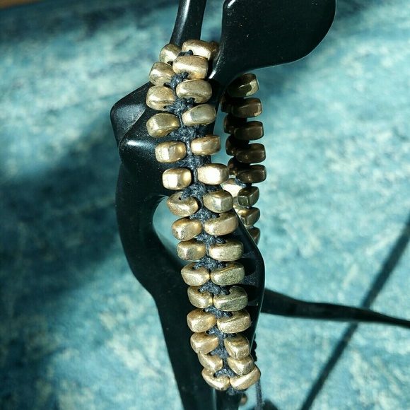 Hammered Brass Bracelet - SOLD