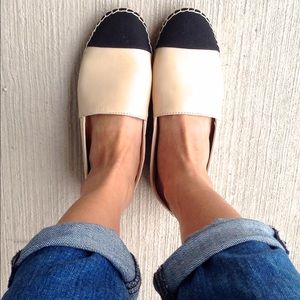 Vince Camuto Dally Leather Espadrilles Flats Sz 10