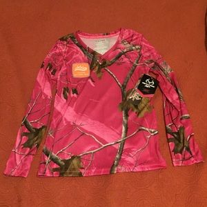 Women's Realtree pink camo long sleeve
