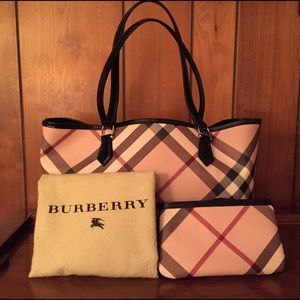 Burberry Nova Nickie Tote with Wristlet.