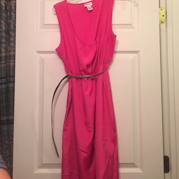 Motherhood pink maternity dress