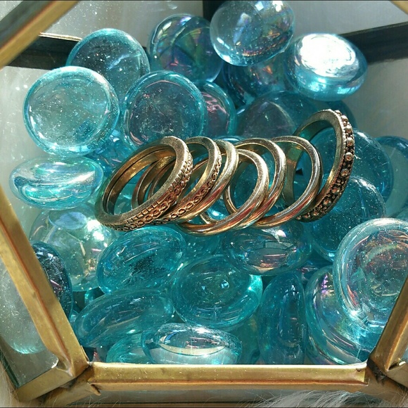 Brass stackable rings - Picture 1 of 1