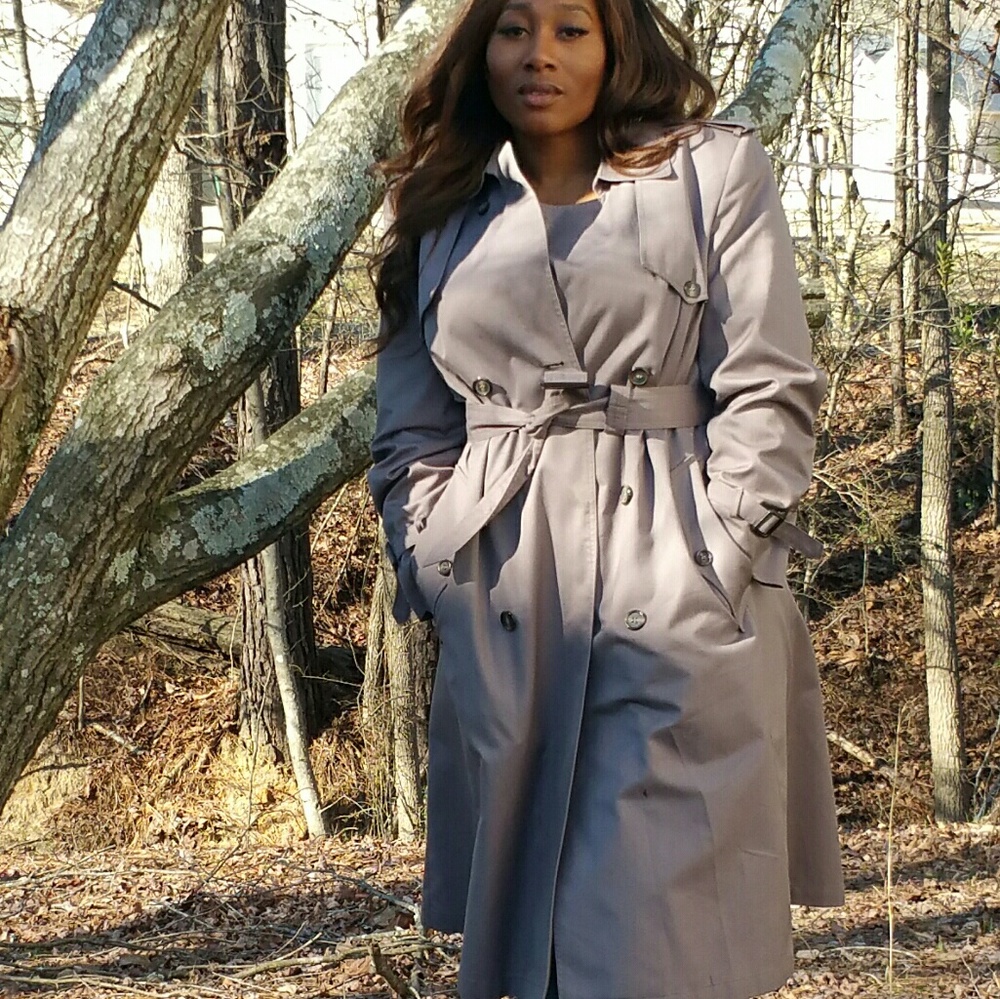 Gray Christian Dior Trench