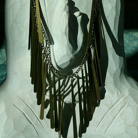 Brass necklace - SOLD - Picture 2 of 2