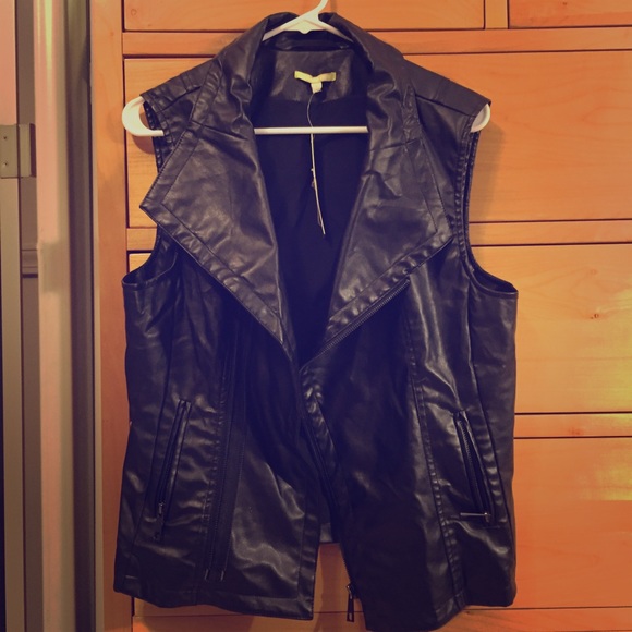 Leather vest