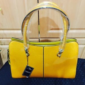 Yellow handbag