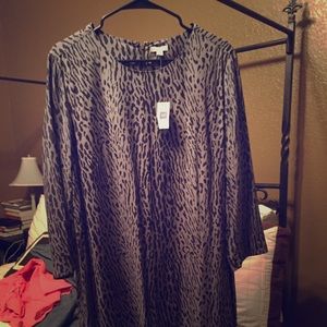 Animal print dress