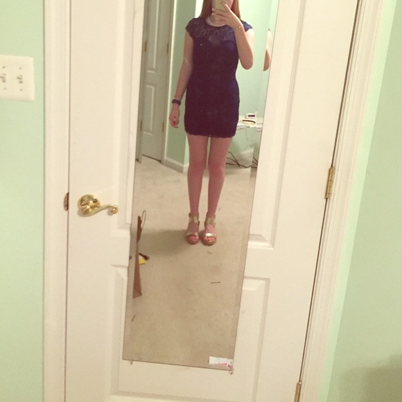 Blue dress