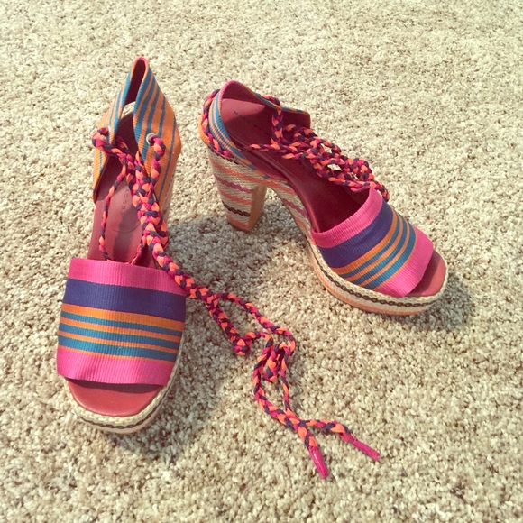 Marc Jacobs unique rainbow heels