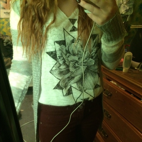 Striped Cardigan - Picture 1 of 2