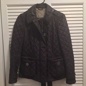 100% Authentic Navy Blue Burberry Coat Sz 6