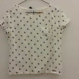 Hollister chiffon top