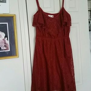 Lacy strappy dress