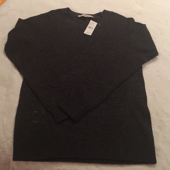 LOFT dark gray sweater