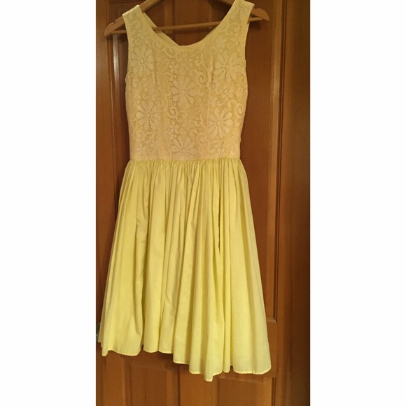 Sale- Vintage yellow dress