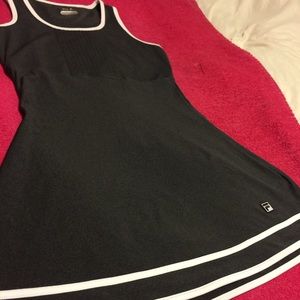 Women's Fila Lawn Tennis Dress Dark Grey🎾