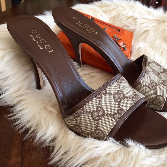 GUCCI SANDALO TESSUTO. Ebony beige Size 7
