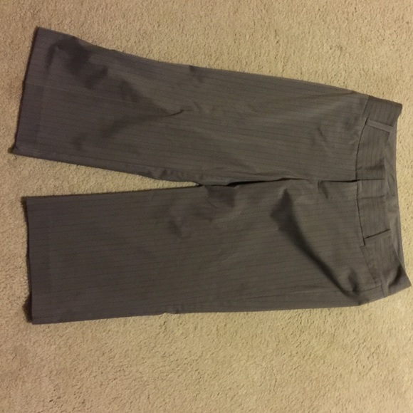 Pinstripe dress capris