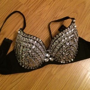 Jeweled bra