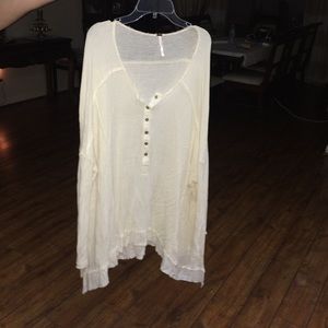 White Free People top