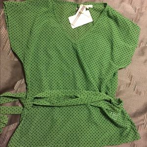 NWT vintage inspired blouse.