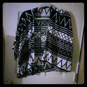 Black & White juniors cardigan